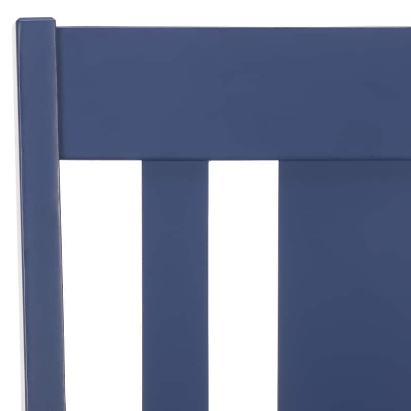 SAFAVIEH Home Roswitha Slat Back Side Chair - 18"W x 22"D x 39"H