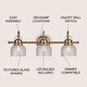 preview thumbnail 20 of 113, Shirley Metal/Glass LED Vanity Light, by JONATHAN Y