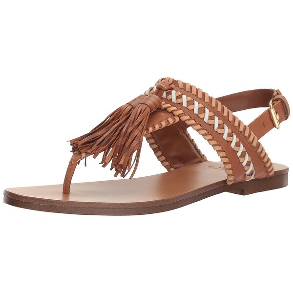 Vince Camuto Womens Rebeka Leather Open Toe Casual Slingback Brown Size 50 Vince Camuto Womens Rebeka Leather Open Toe Casual Slingback Brown Size 50