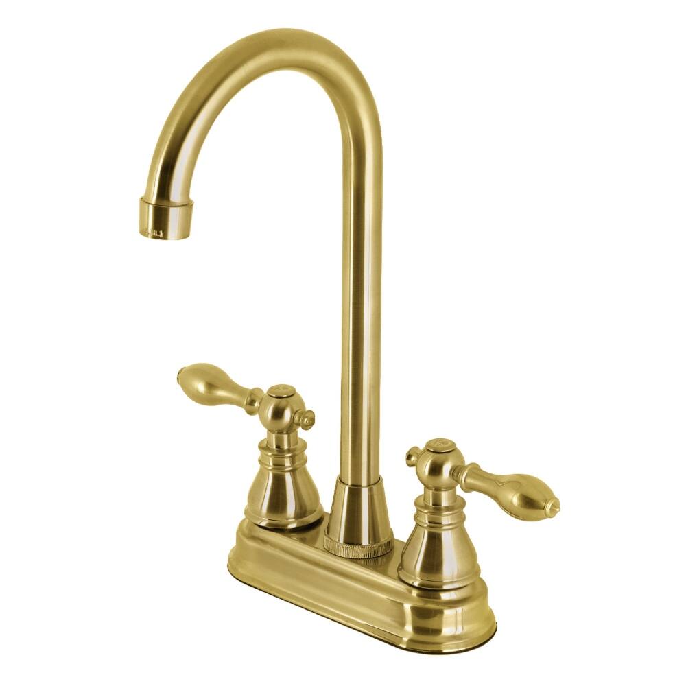 Kingston Brass American Classic 4 in. Centerset High-Arc Bar Faucet