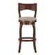 Verona Swivel 29-inch High Back Bar Stool by iNSPIRE Q Classic.. - Grey Linen -Curved