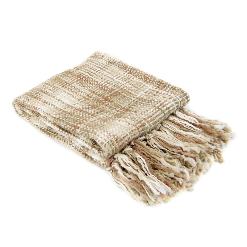 Donna Sharp Heritage Woven Throws - Tan