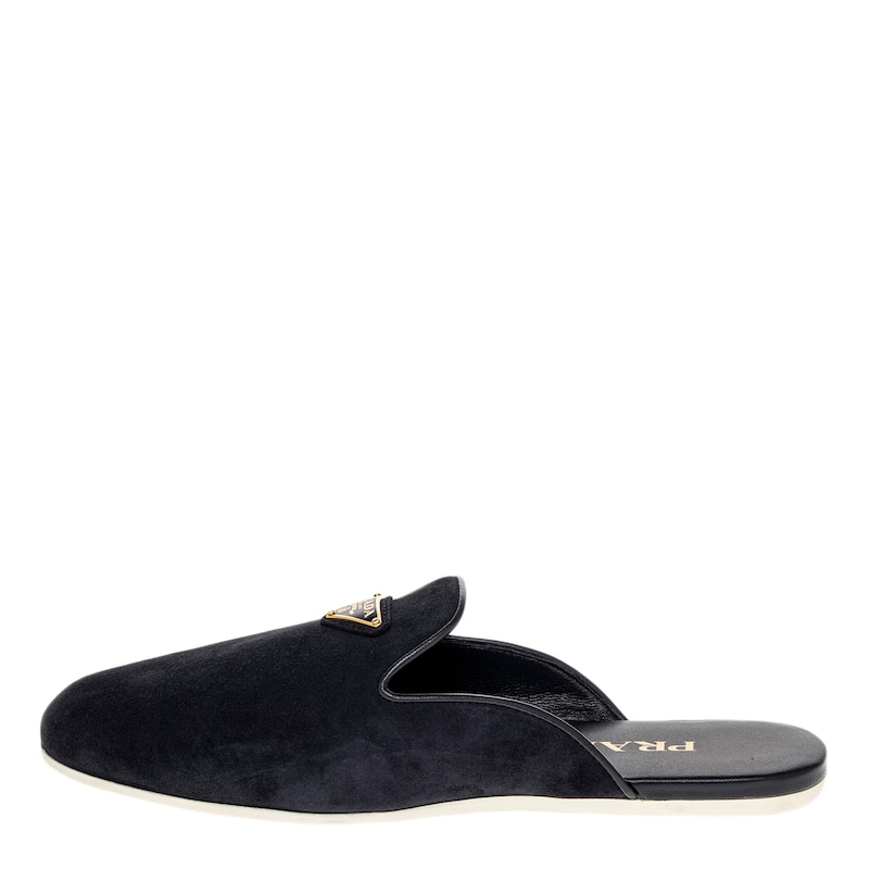 Prada Velvet Slippers