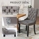 preview thumbnail 17 of 69, Solid Wood Velvet Upholstered Dining Chair Set of 6