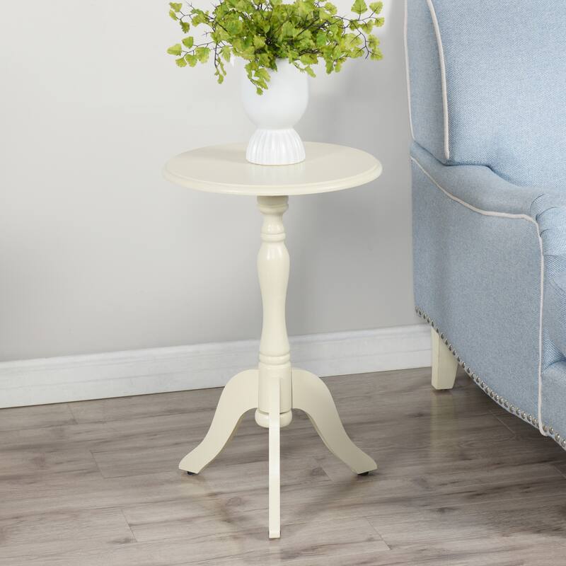 StyleCraft Harbor Breeze Round Pedestal Side Table