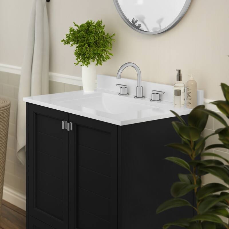 Bathroom Vanity with Undermount Sink, Cabinet, and Drawer