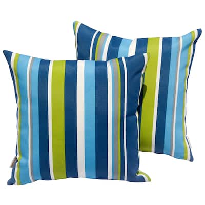 OVIOS Outdoor 17-inch Polyester Home Throw Pillows (Set of 2)