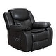 preview thumbnail 11 of 27, Wide Seat Durable Leather Massage and Heat Recliner