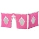 preview thumbnail 1 of 13, Max and Lily Cotton Underbed Firetruck Curtain Pink/White
