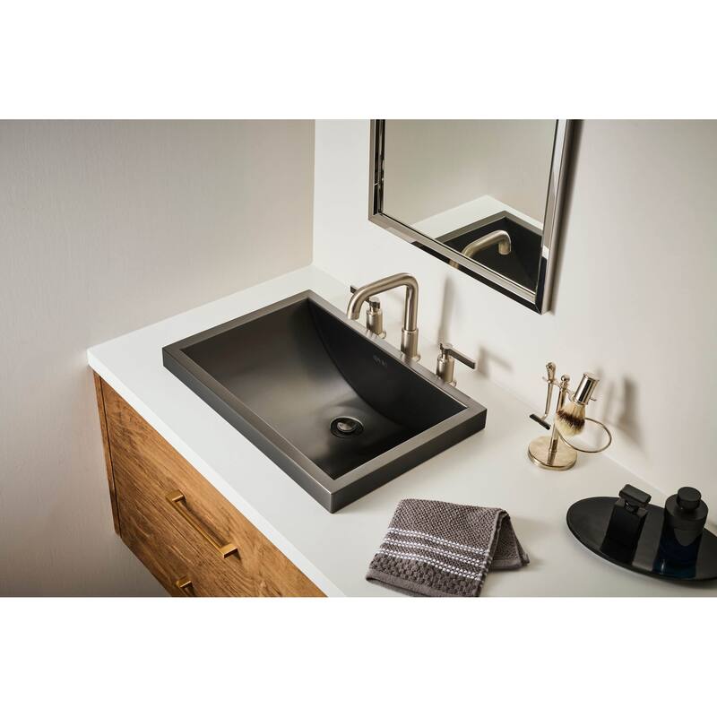 Ruvati Barolo Two Handle Widespread Bathroom Faucet in Brushed Nickel - RVF5236BN - 7'6" x 9'6"