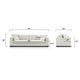 preview thumbnail 11 of 10, Poly & Bark Fabric Capri 99" Sofa - Performance Fabric (Stain and Spill Resistant)