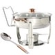 preview thumbnail 1 of 3, Celebrations by Denmark 8PC 4Qt Stainless Steel Round Chafing Dish