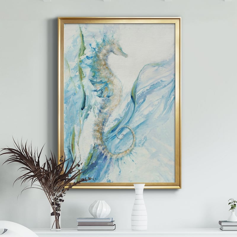 New Seahorse Premium Framed Canvas - Ready to Hang