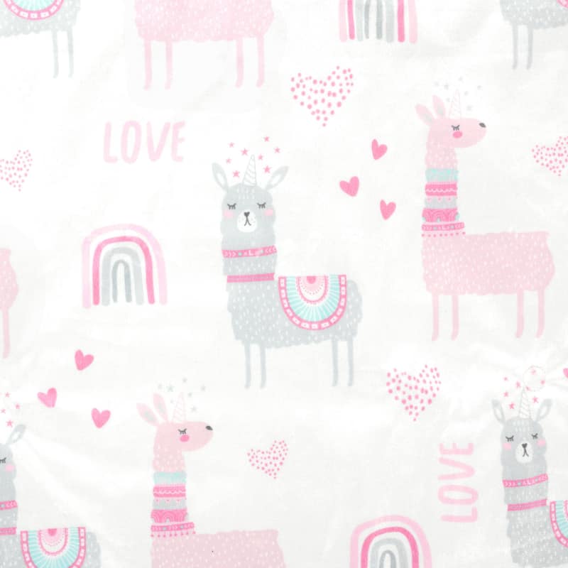 Lush Decor Baby Llama Love Soft Sherpa Baby Blanket - 40" x 30"
