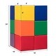 preview thumbnail 3 of 8, Gymax 12-Piece 8'' PU Foam Big Building Blocks Colorful Soft Blocks