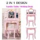 preview thumbnail 3 of 12, 2-in-1 Princess Vanity Set