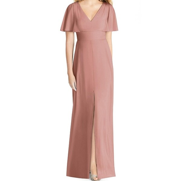 Shop Social Bridesmaids Pink Women S Size 20 Plus V Neck Sheath