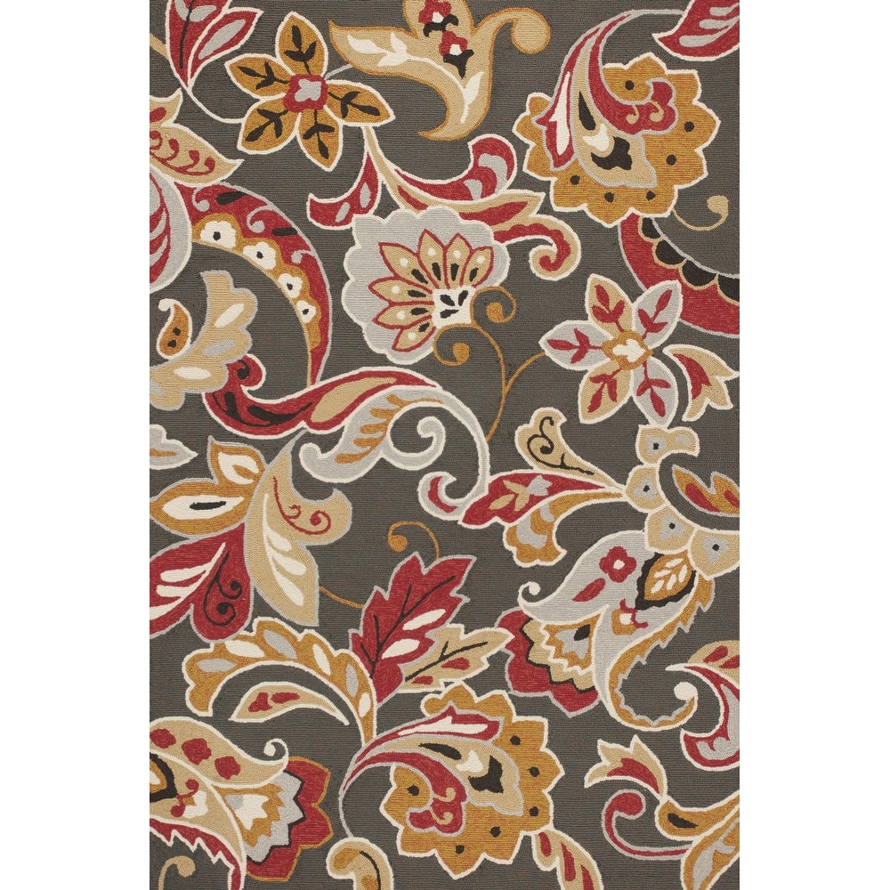 Domani Trails Boho Floral Indoor/ Outdoor Rug