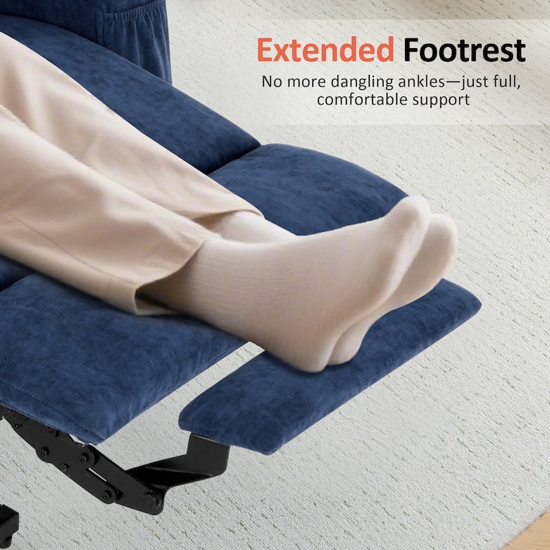 Power Lift Recliner Chair for Elderly, Massage and Heat, Fabric