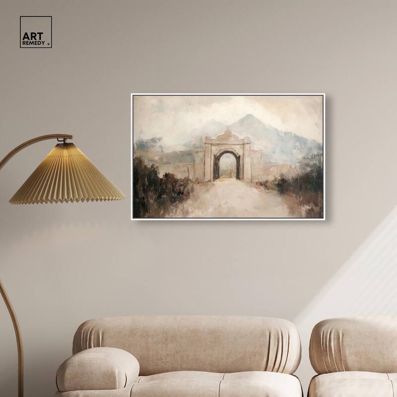 Stone Arch Canvas by Art Remedy