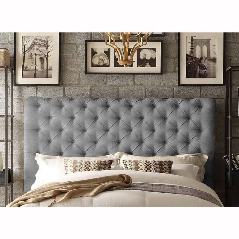Vesta Chesterfield Tufted Upholstered Low Profile Standard Bed By Moser Bay