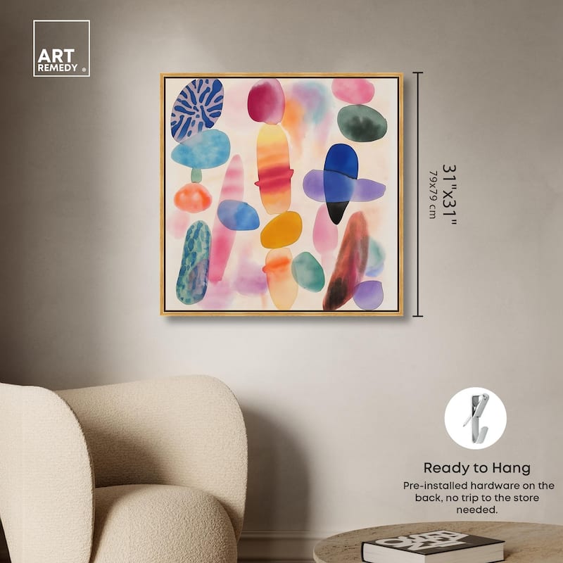 Dissolving Hues Canvas by Art Remedy