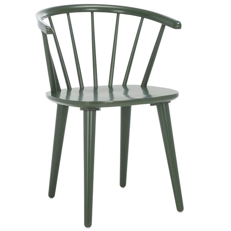 SAFAVIEH Home Blanchard 18-inch Curved Spindle Side Chair [SET of 2] - 21"W x 21"D x 30"H