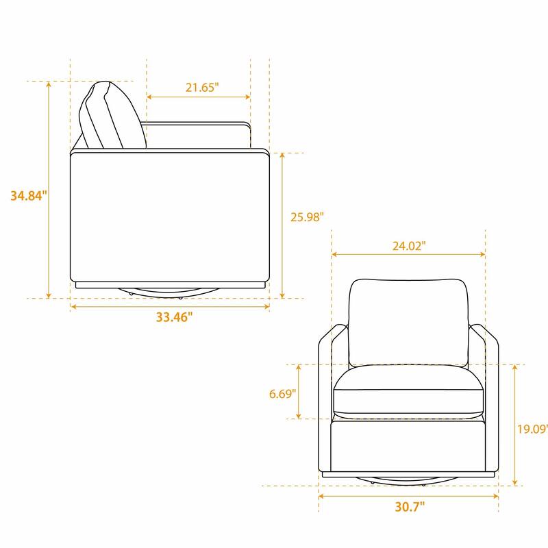 360° Rotating Lounge Chair