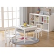 preview thumbnail 3 of 3, UTEX-2 in 1 Kids Activity Lego Table Set with Storage, Kids Table with 2 Chairs, White with Gray Drawer