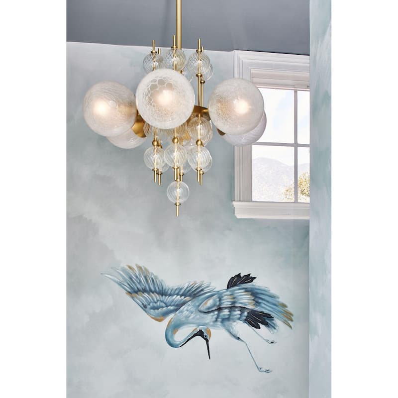 Hudson Valley Lighting Calypso 6 Light 27" Wide Chandelier