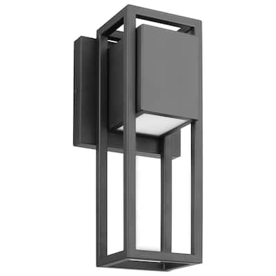 Supreme 10W LED Small Wall Lantern Matte Black Finish