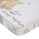 preview thumbnail 1 of 2, Disney Classic Pooh Naturally Friends Fitted Crib Sheet