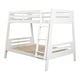 preview thumbnail 23 of 24, Furniture of America Elbrook Modern Solid Wood Twin over Full Bunk Bed