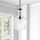 preview thumbnail 4 of 32, Verona 11" Wide Pendant with Glass Shade - 11" Wide