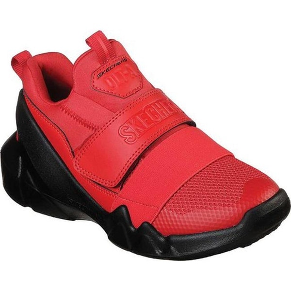 skechers red and black