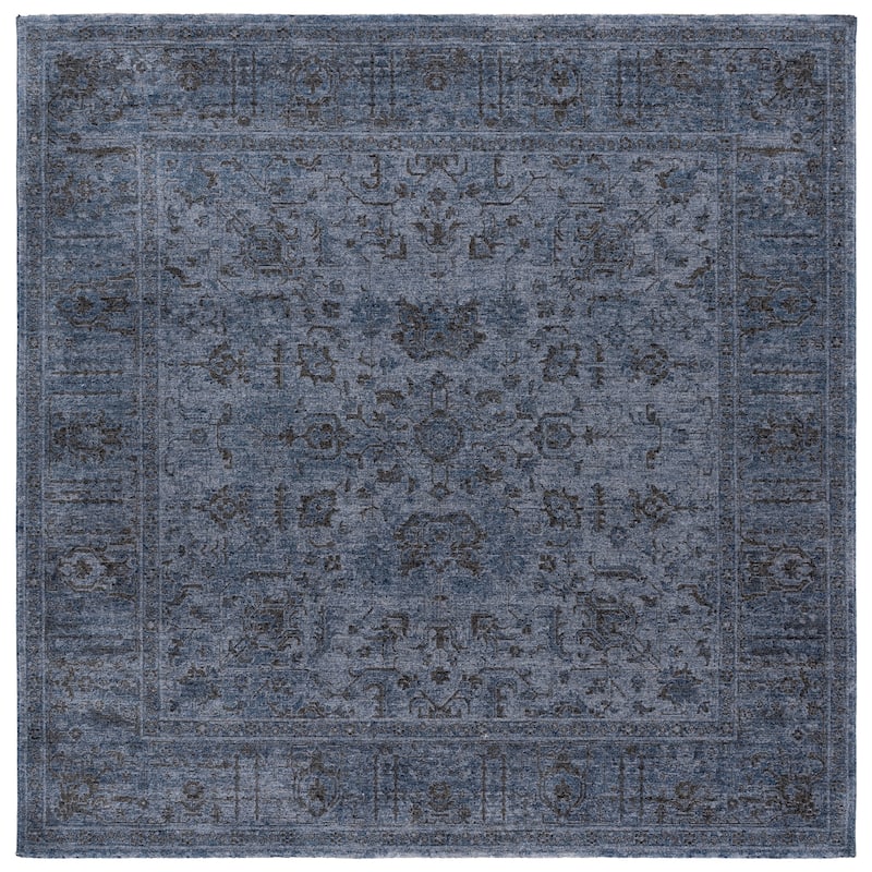 SAFAVIEH Vintage Overdye Suleika Rug - 6'7" Square - Navy