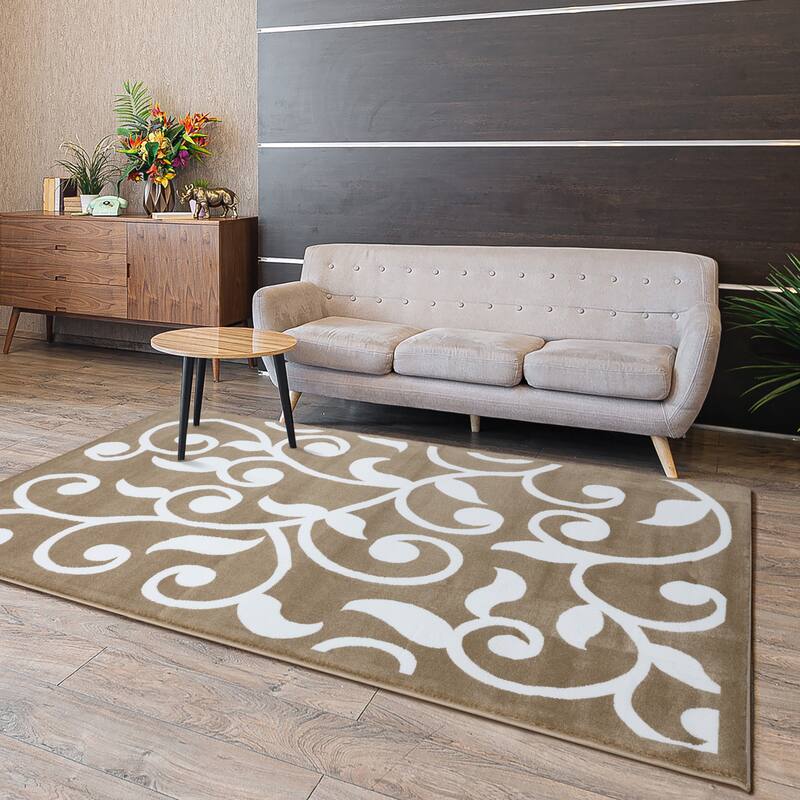 SUSSEXHOME Area Rugs Modern Design for Living Room