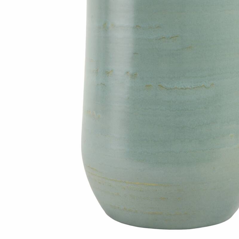 Decorative Vase - Green Ceramic Minimalist