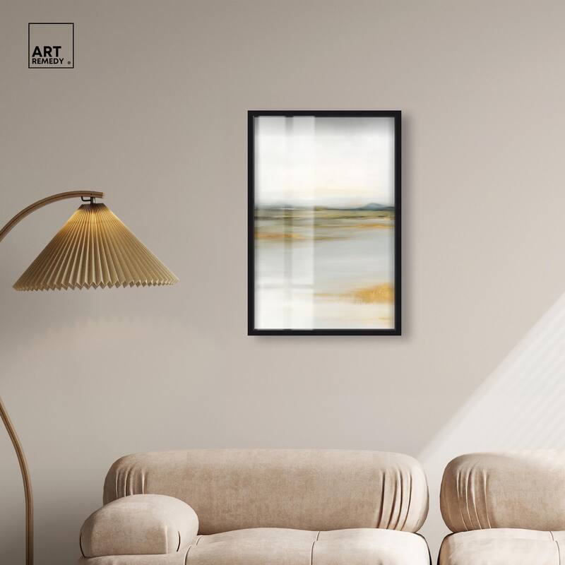 Misty Expanse I Shadowbox by Art Remedy