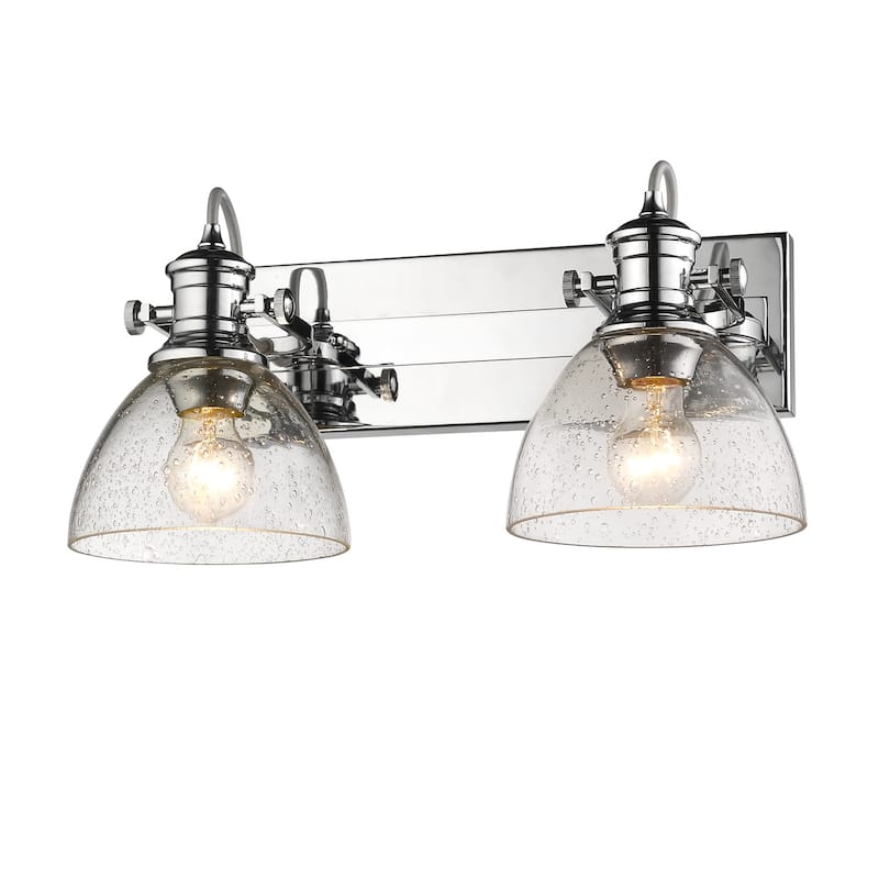 Golden Lighting Hines 2 Light 17-7/8" Wide Bathroom Vanity Light with