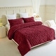 preview thumbnail 28 of 49, 3-Piece Fluffy Sherpa Comforter Set Tufted Bedding Comforter Set