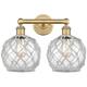Option Clear Glass with White Rope / Brushed Brass
