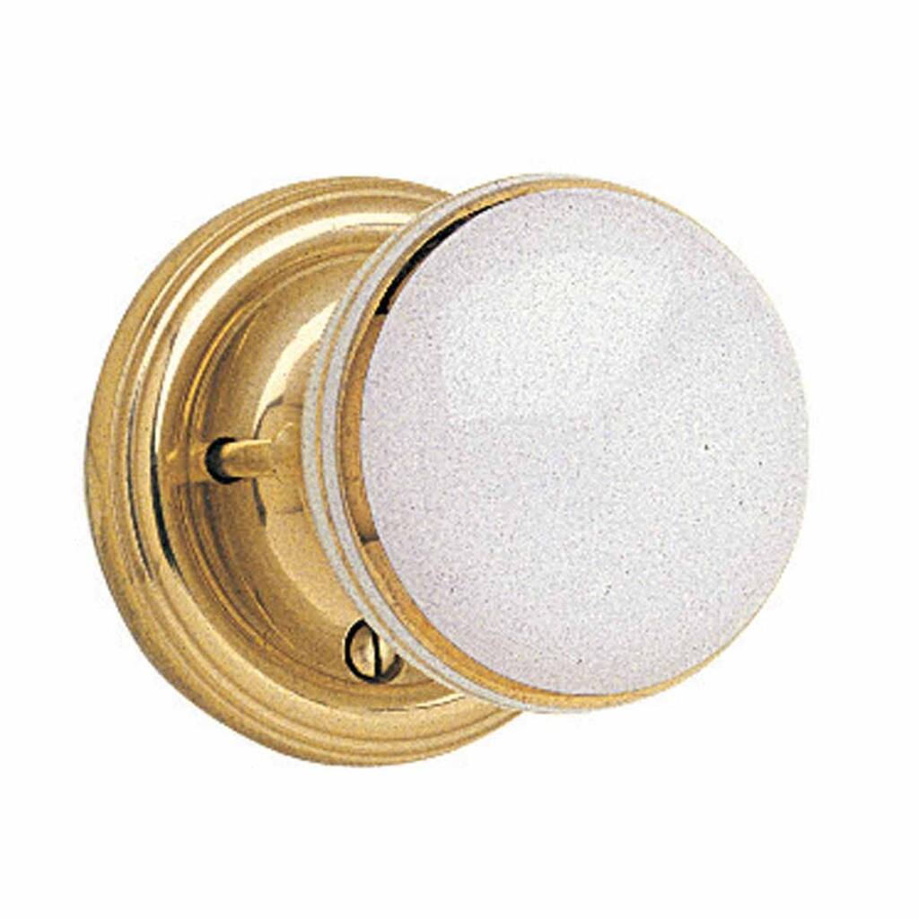 Privacy Door Lock Set 2 3/8 Backset Porcelain Knobs | Renovator's Supply