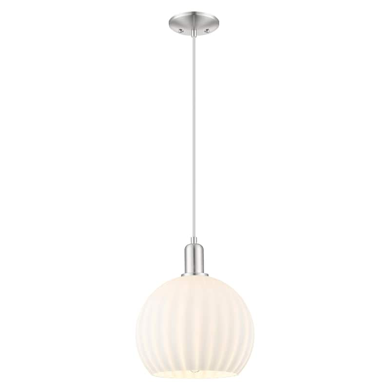 Innovations Lighting Endless Possibilities Arcadia - White Venetian - 1 Light 10" Cord Hung Mini Pendant