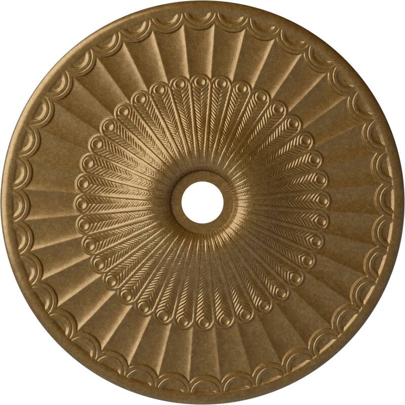 36 5/8"OD x 3 5/8"ID x 2 3/8"P Galveston Ceiling Medallion