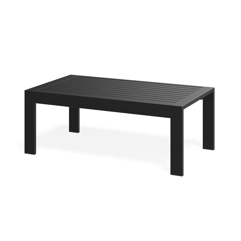 Outdoor Furniture Patio Coffee Table - Black