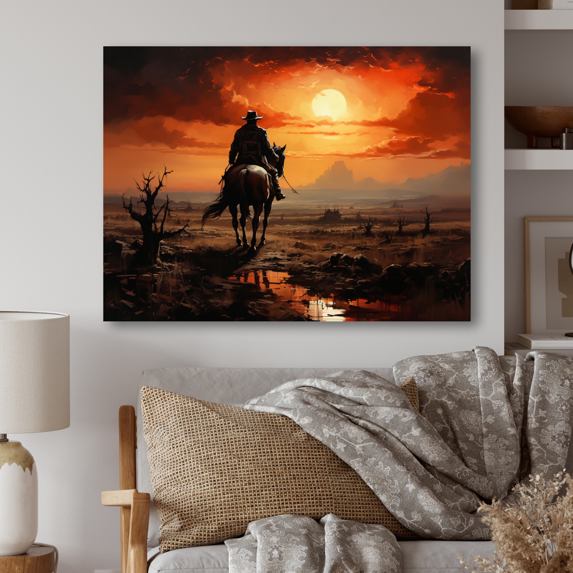 Orange Landscapes Art - Bed Bath & Beyond