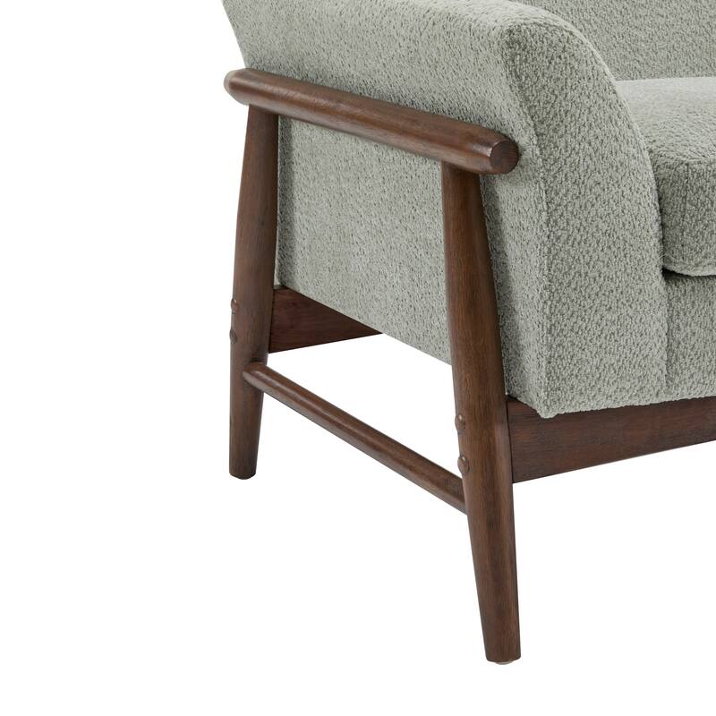 Mokena Modern Fabric Loveseat with Track Arms by Christopher Knight Home