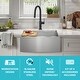preview thumbnail 17 of 100, KRAUS Kore Workstation Farmhouse Apron Stainless Steel Kitchen Sink