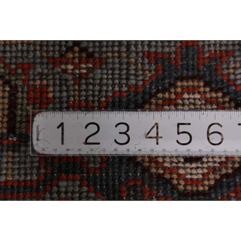 Blue Oushak Indian Area Rug Handmade Wool Carpet - 7'9"x 9'8"